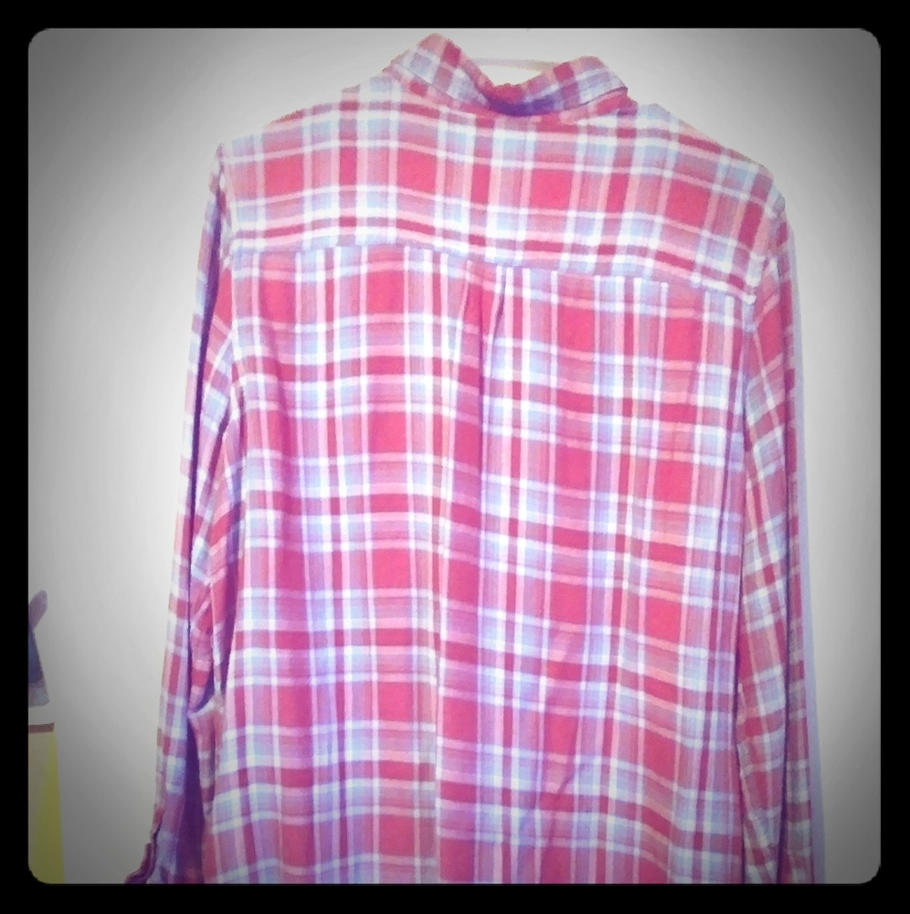 Mossimo Supply Co. Red Flannel Shirt